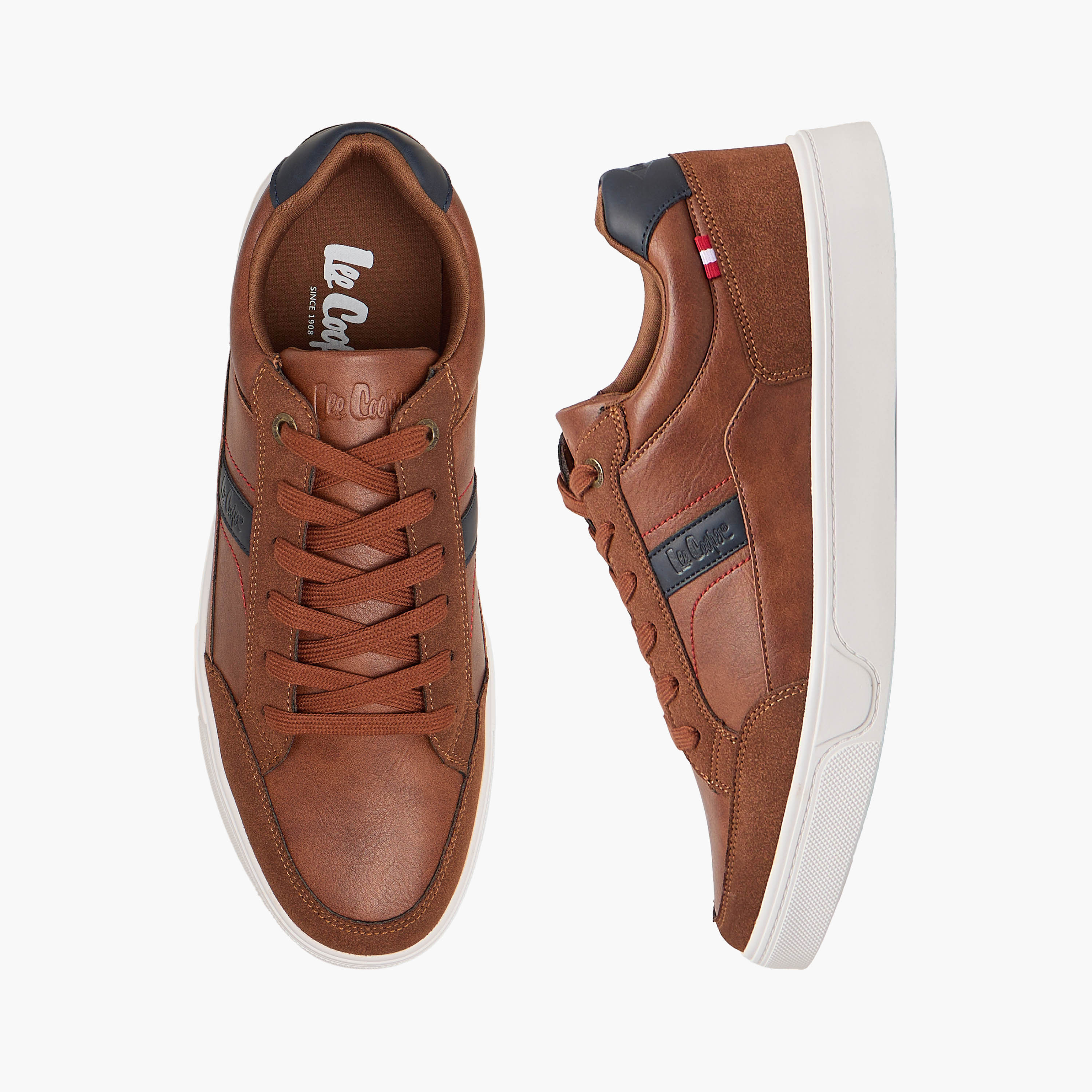 Lee Cooper Men Lace-Up Ankle Sneakers-men-shoes-sneakers-image-1