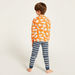 Juniors Printed Crew Neck T-shirt and Pyjama - Set of 2-Nightwear-thumbnail-6