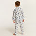 Juniors Car Print Shirt and Full Length Printed Pyjama Set-Nightwear-thumbnail-4