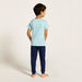 Juniors Printed Crew Neck T-shirt and Full Length Pyjama Set-Nightwear-thumbnail-4