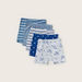 Juniors Printed Boxers with Elasticated Waistband - Set of 5-Underwear and Socks-thumbnail-0