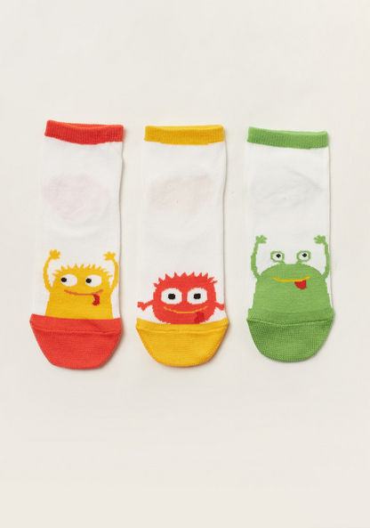 Juniors Animal Print Socks - Set of 3