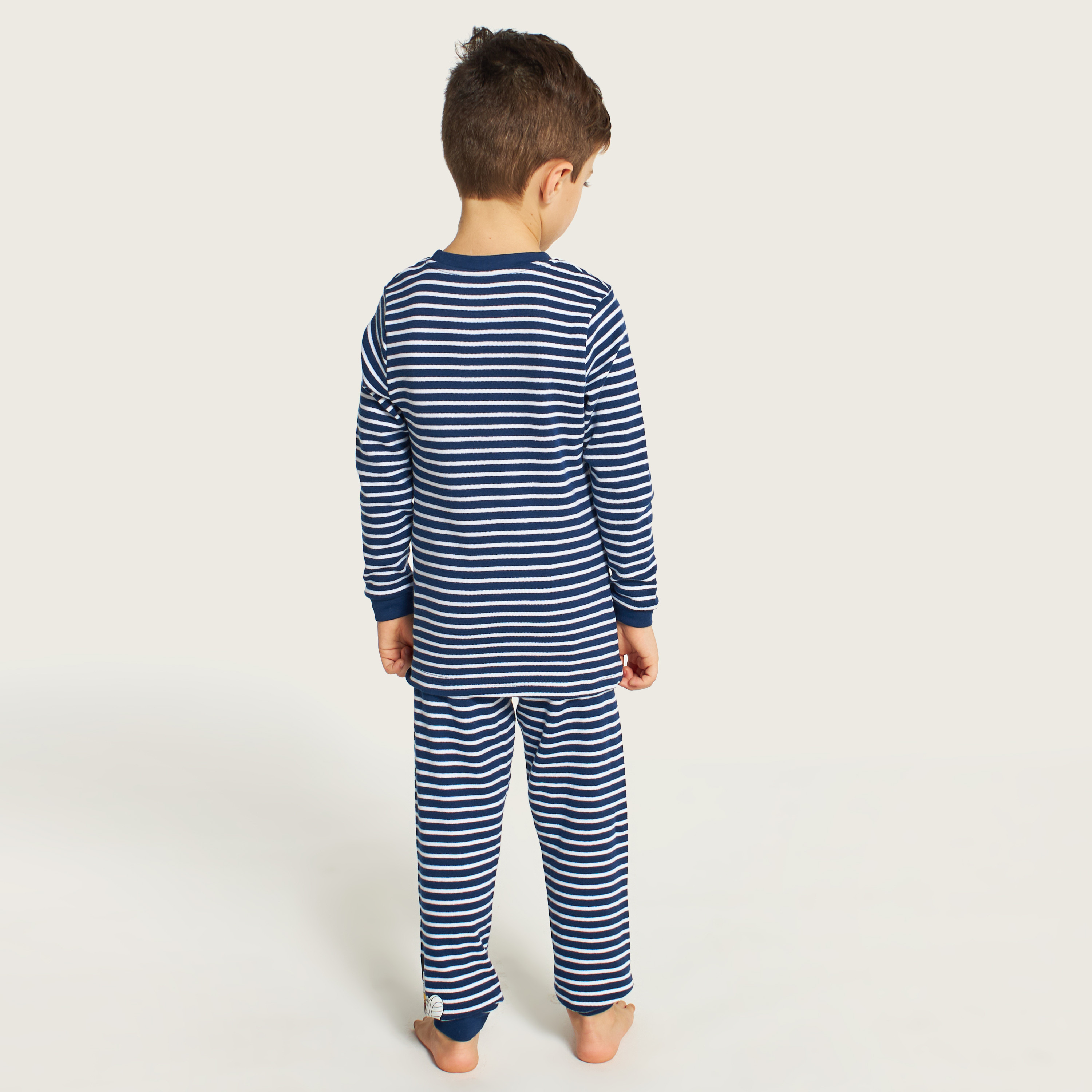 طقم بنطلون بيجاما وتيشيرت مخطط ميكي ماوس من ديزني-boys-clothing-nightwear-image-6