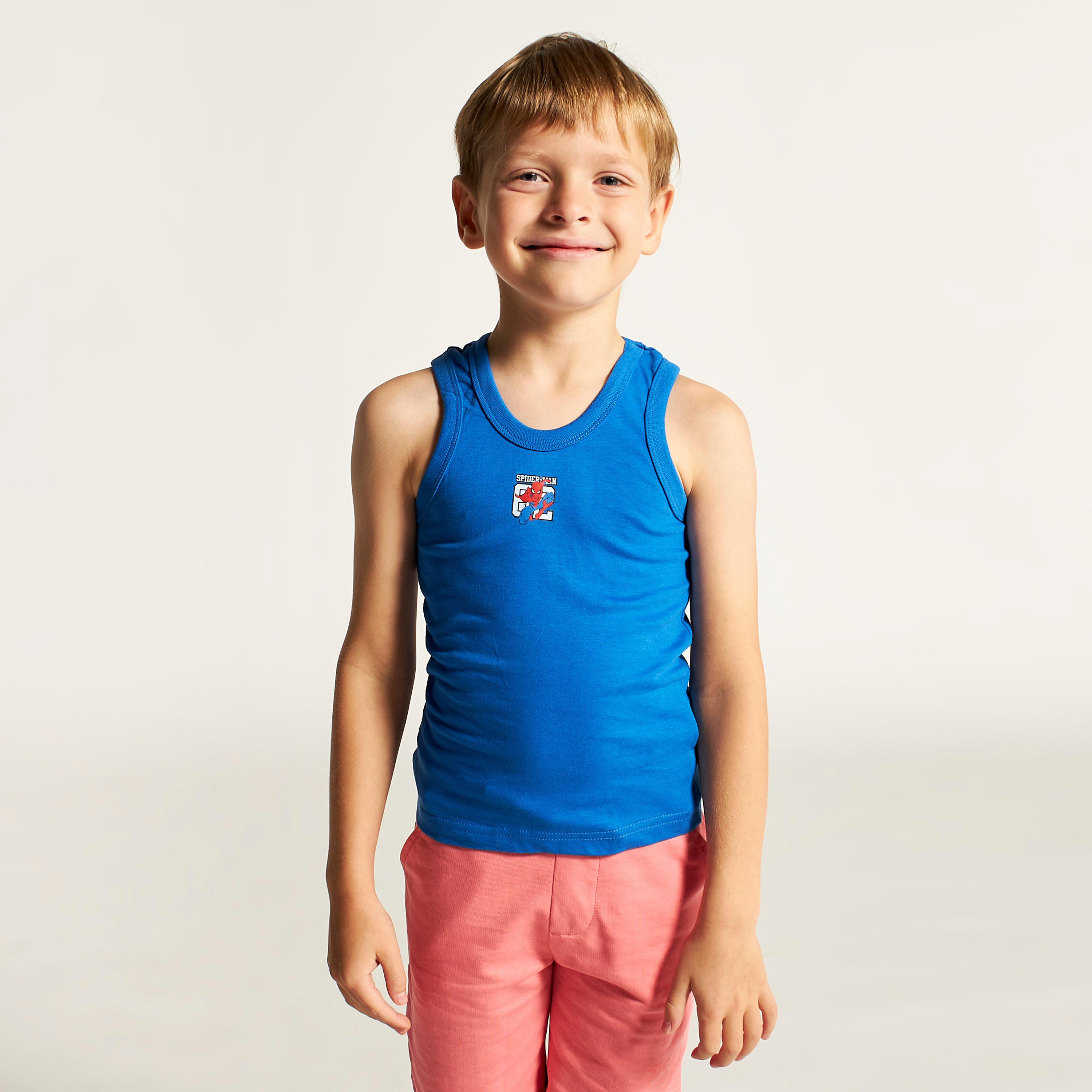 Spiderman Print 3-Piece Vest Set-boys-clothing-innerwear-vests-image-8