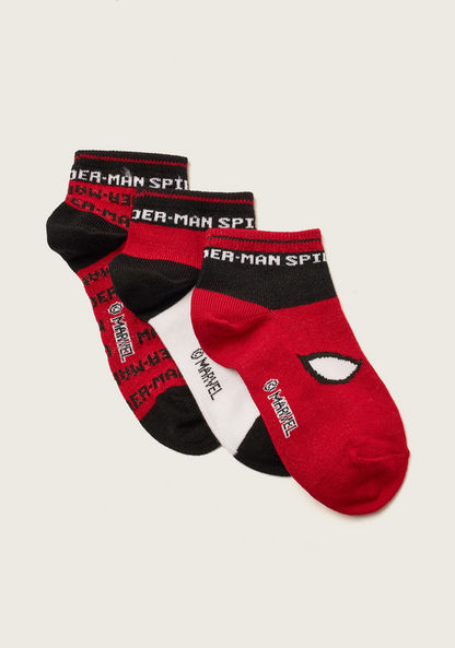 Spiderman Print Socks - Set of 3