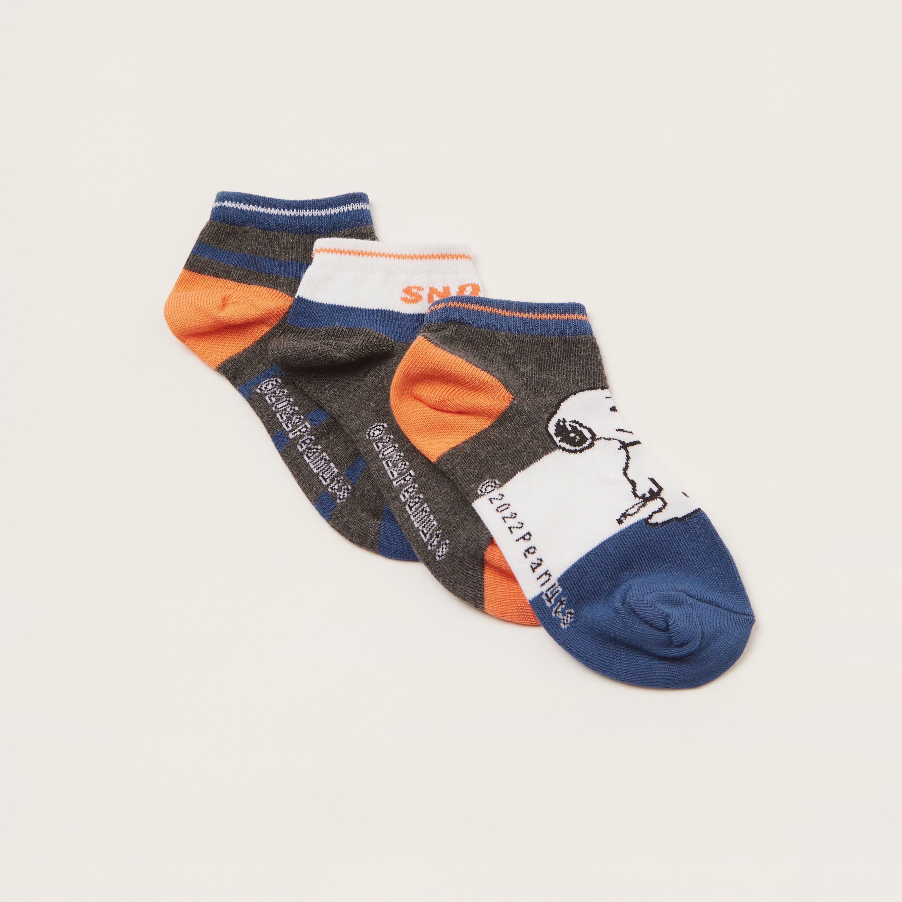 جوارب بطبعات من بيناتس - طقم من 3 أزواج-boys-accessories-socks-image-2
