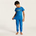 Juniors 4-Piece Printed T-shirt with Shorts and Pyjama Set-Nightwear-thumbnail-2