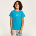 Juniors Printed Round Neck T-shirt and Shorts Set-Clothes Sets-thumbnail-2