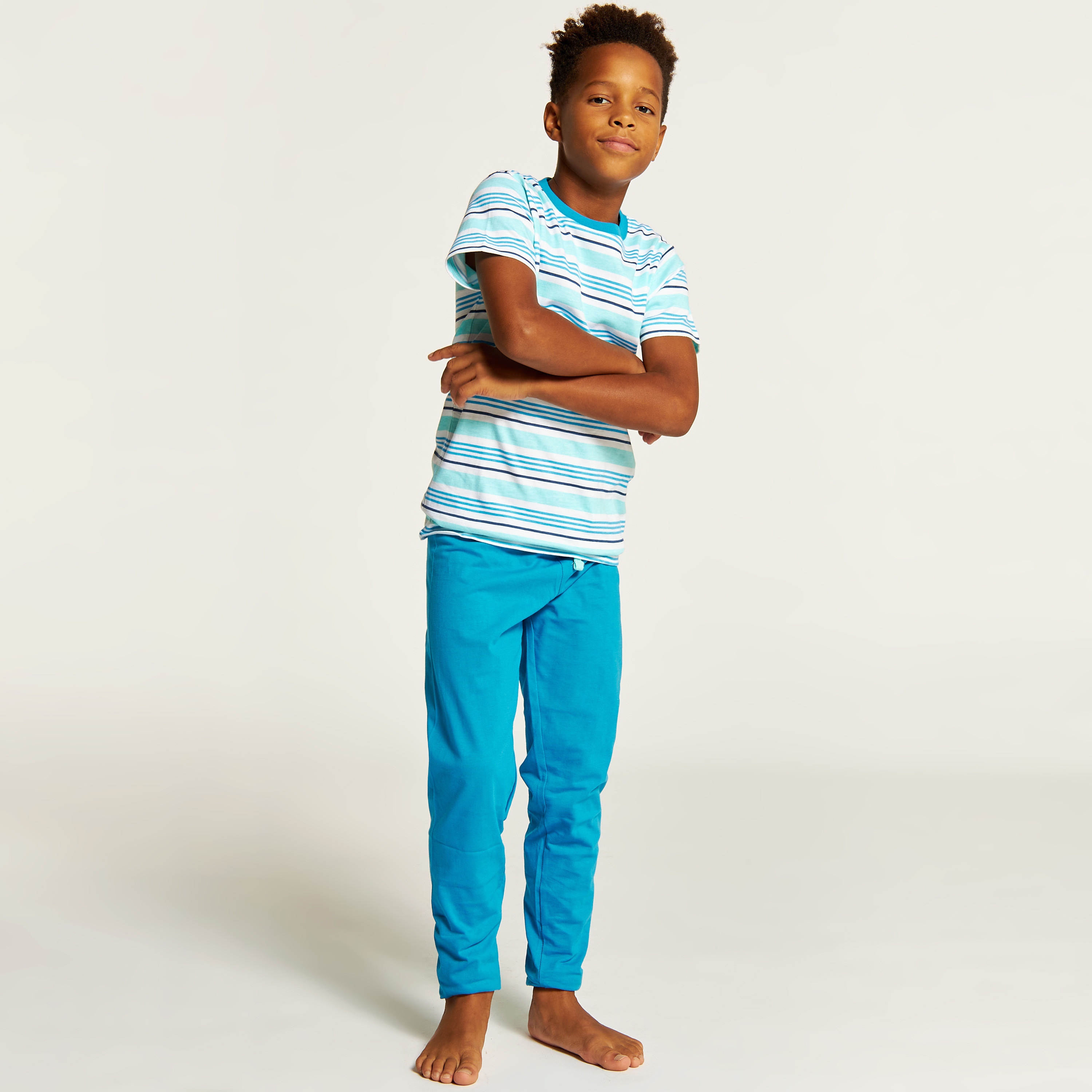 طقم تيشيرتات وبنطلونات بيجاما بطبعات 6 قطع من جونيورز-boys-clothing-nightwear-image-2