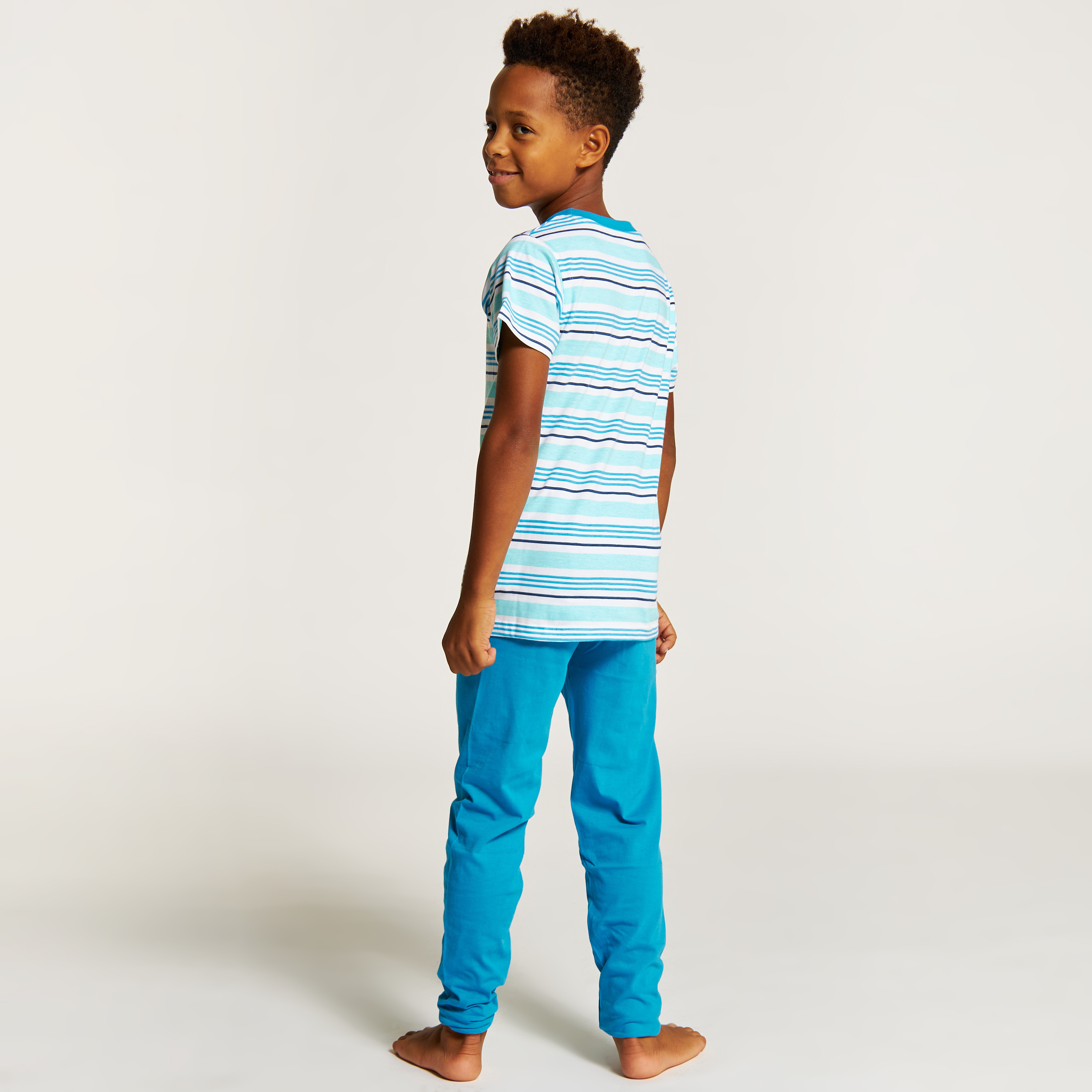 طقم تيشيرتات وبنطلونات بيجاما بطبعات 6 قطع من جونيورز-boys-clothing-nightwear-image-4