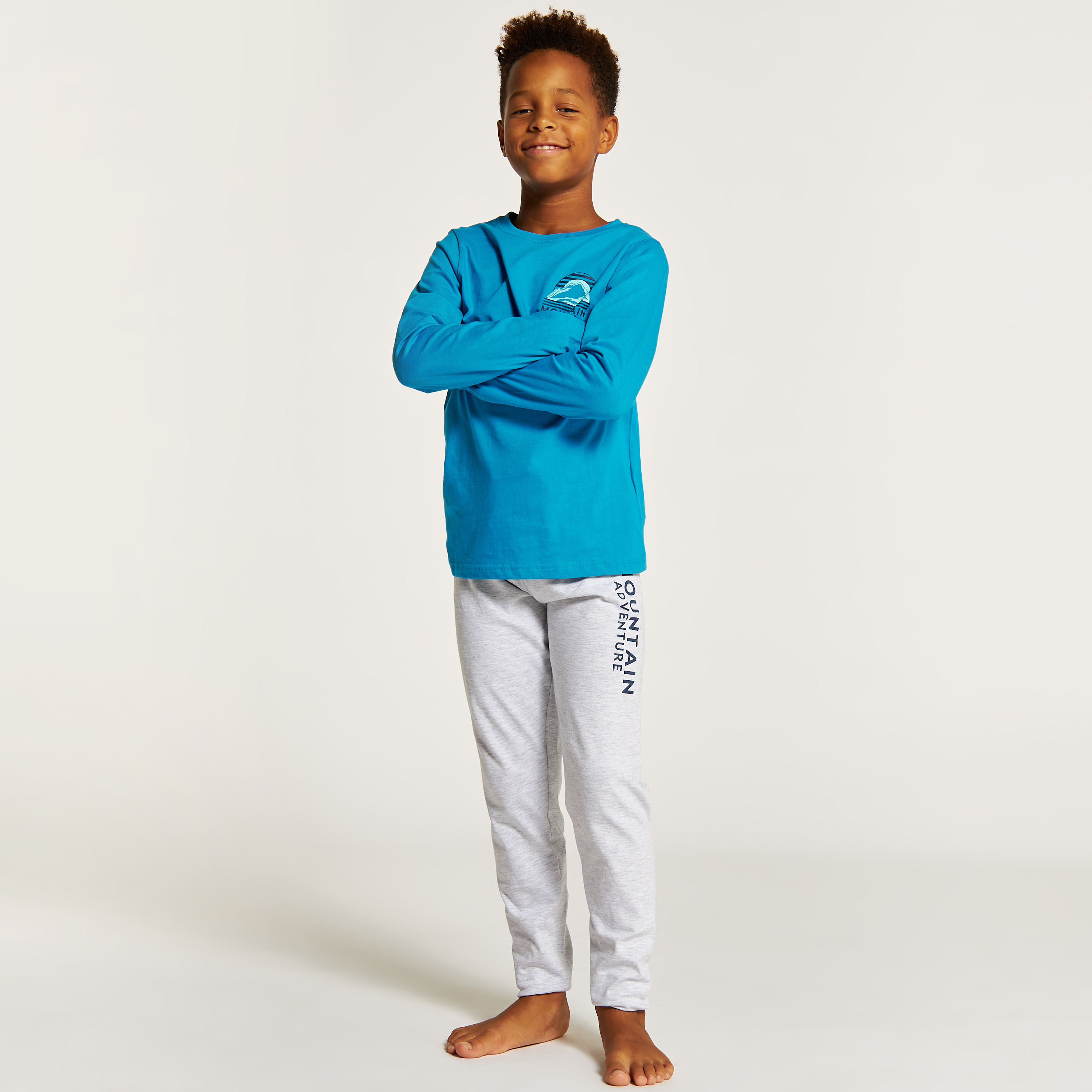 طقم تيشيرتات وبنطلونات بيجاما بطبعات 6 قطع من جونيورز-boys-clothing-nightwear-image-7