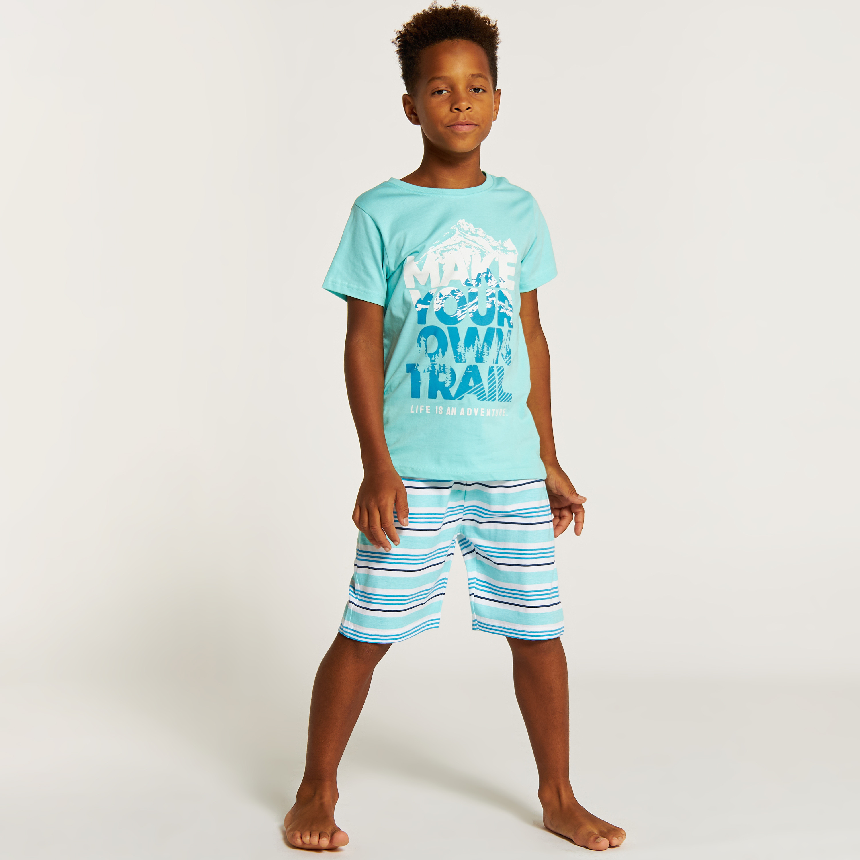 طقم تيشيرتات وبنطلونات بيجاما بطبعات 6 قطع من جونيورز-boys-clothing-nightwear-image-9
