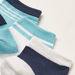 Juniors Striped Ankle Length Socks with Elasticated Hem - Set of 3-Socks-thumbnail-2