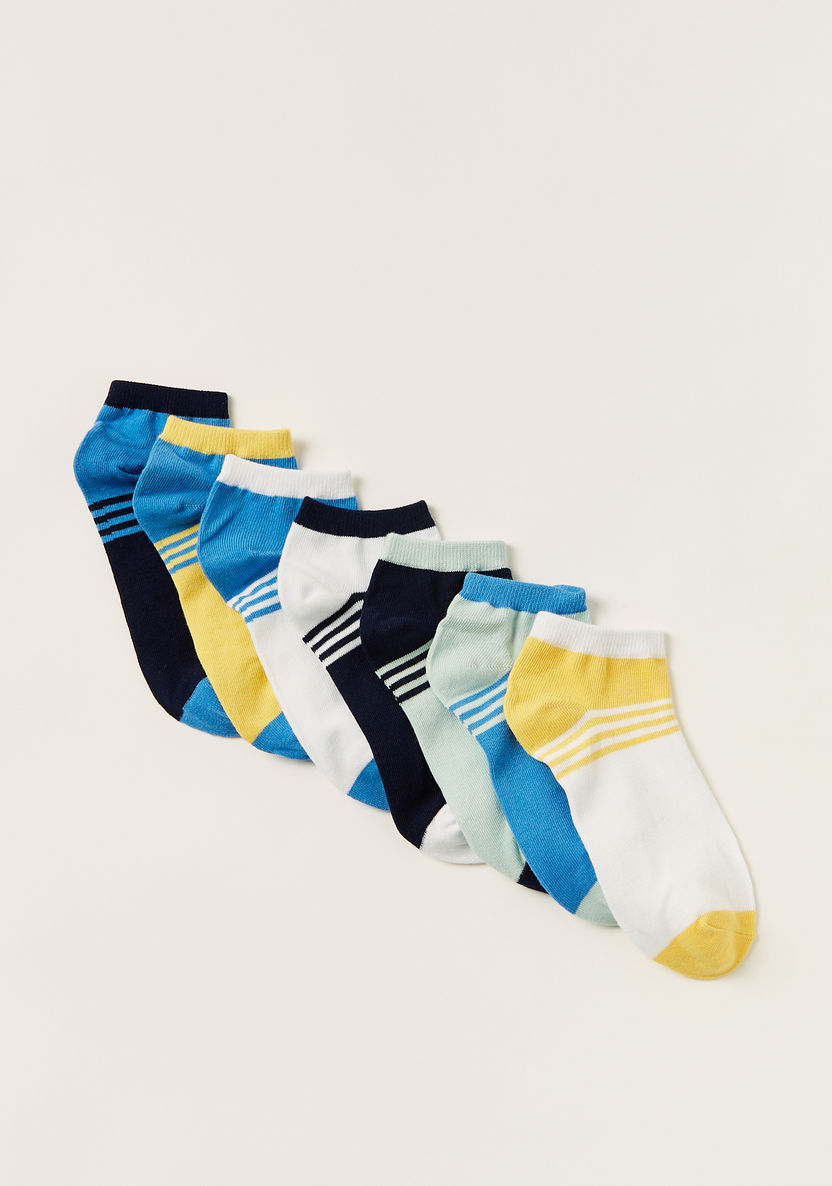 Juniors Colourblock Socks - Set of 7-Socks-image-1