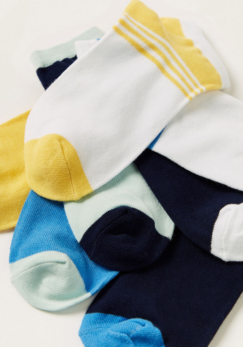 Juniors Colourblock Socks - Set of 7-Socks-image-3