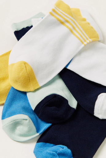 Juniors Colourblock Socks - Set of 7