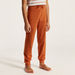 Juniors Striped Round Neck T-shirt and Full Length Pyjama Set-Nightwear-thumbnail-3