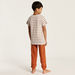 Juniors Striped Round Neck T-shirt and Full Length Pyjama Set-Nightwear-thumbnail-4
