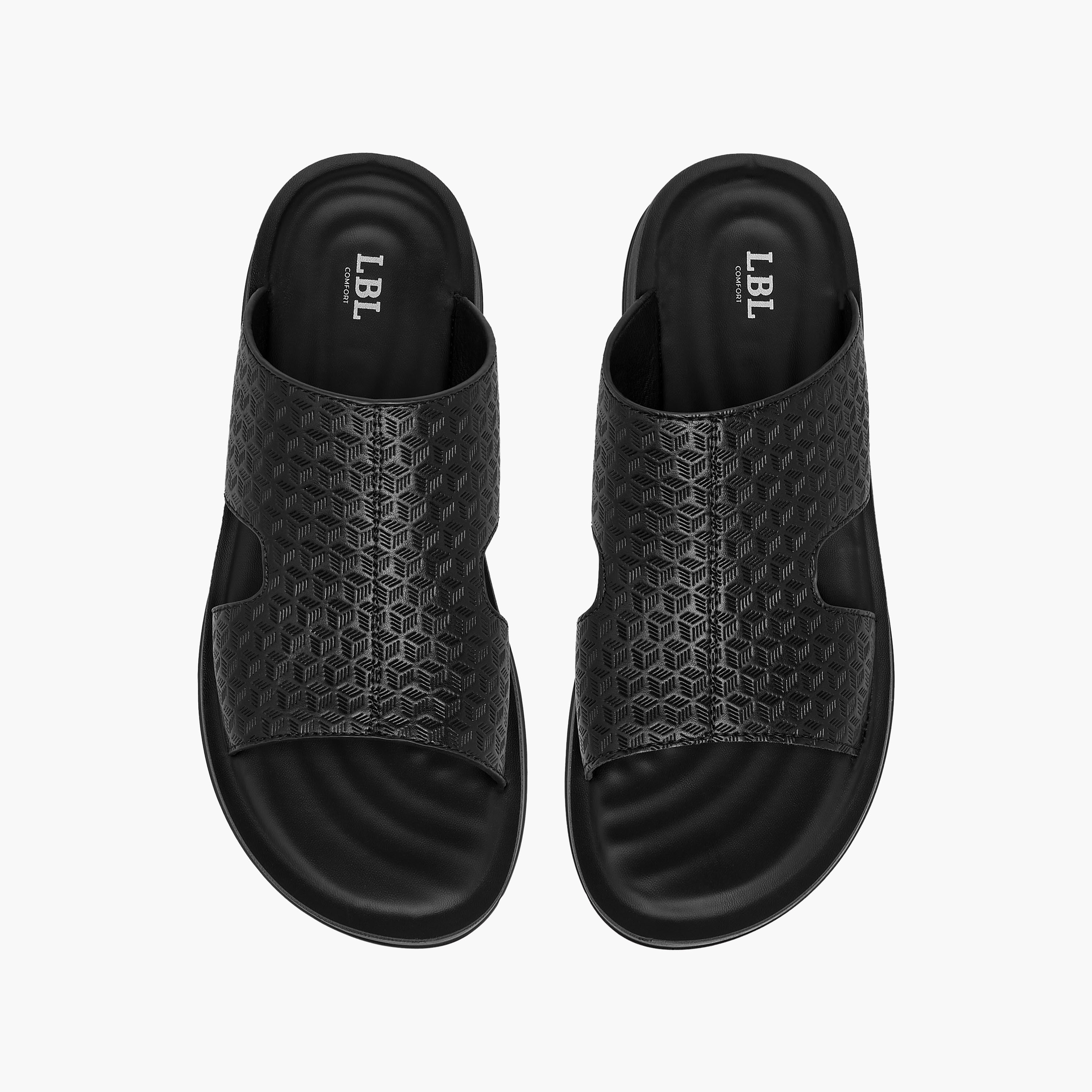 صندل عربي بارز الملمس للرجال من إل بي إل من شو إكسبريس-men-shoes-sandals-image-1
