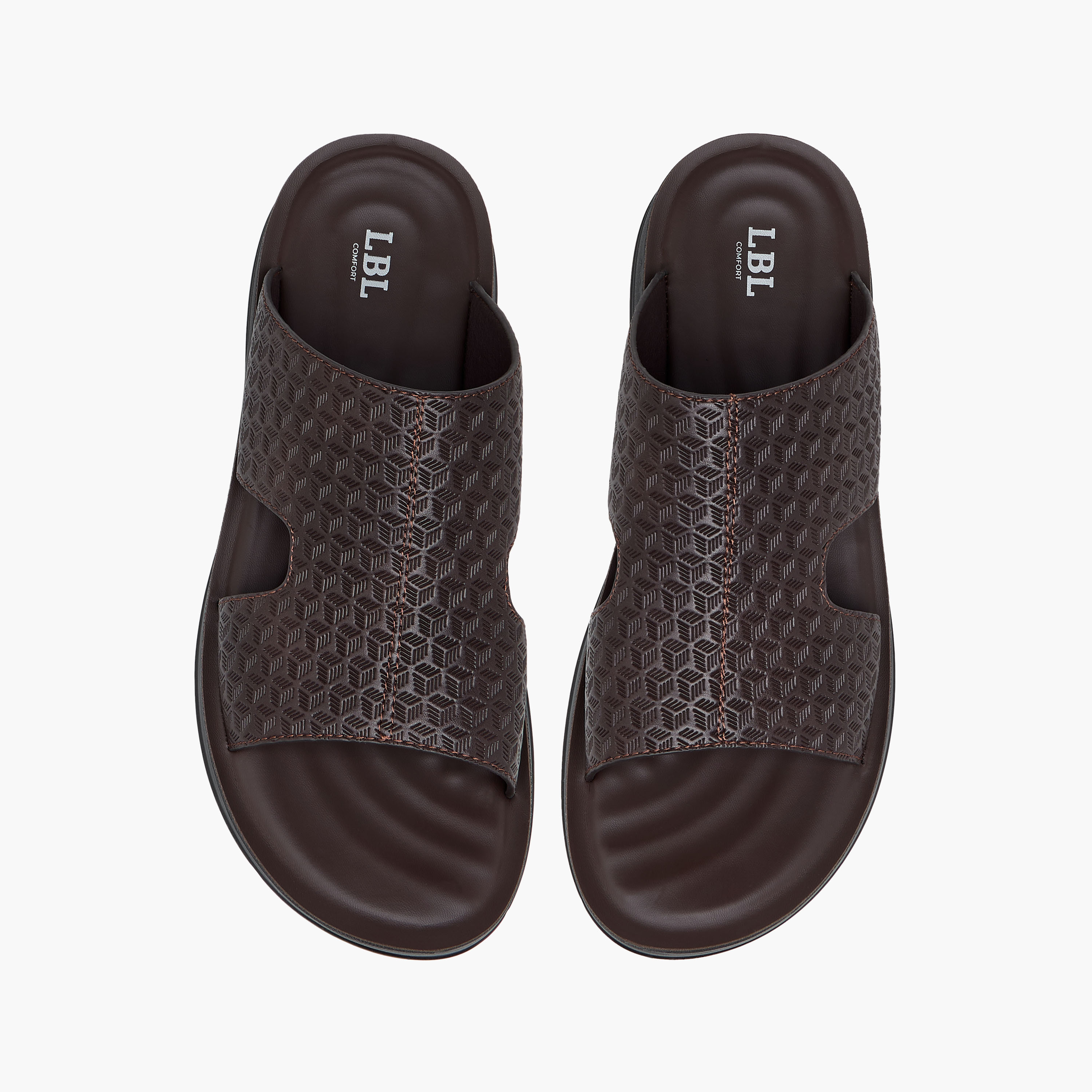 LBL by Shoexpress Men Textured Arabic Sandals-men-shoes-sandals-image-1