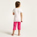 Juniors Printed Crew Neck T-shirt and Pyjama Set-Nightwear-thumbnail-4