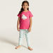 Juniors Printed Short Sleeves T-shirt and Pyjama - Set of 3-Nightwear-thumbnailMobile-6