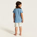Juniors Printed Short Sleeves T-shirt and Pyjamas - Set of 3-Nightwear-thumbnail-6