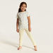 Juniors Printed Short Sleeves T-shirt and Pyjamas - Set of 3-Nightwear-thumbnailMobile-7