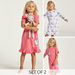 Juniors Unicorn Print Night Dress with Ruffles - Set of 2-Nightwear-thumbnailMobile-0