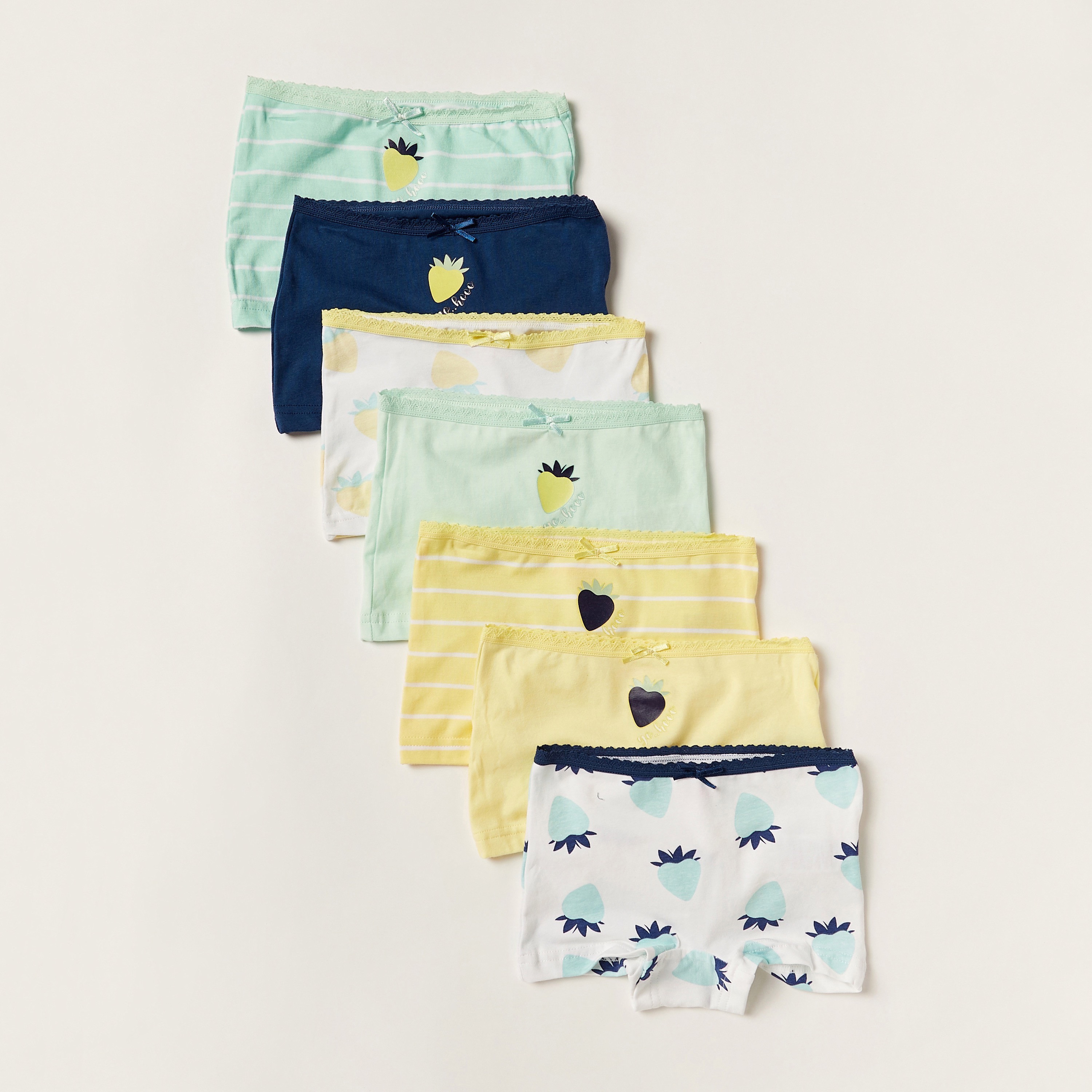 Juniors Printed Boxers - Set of 7-girls-clothing-multipacks-image-1