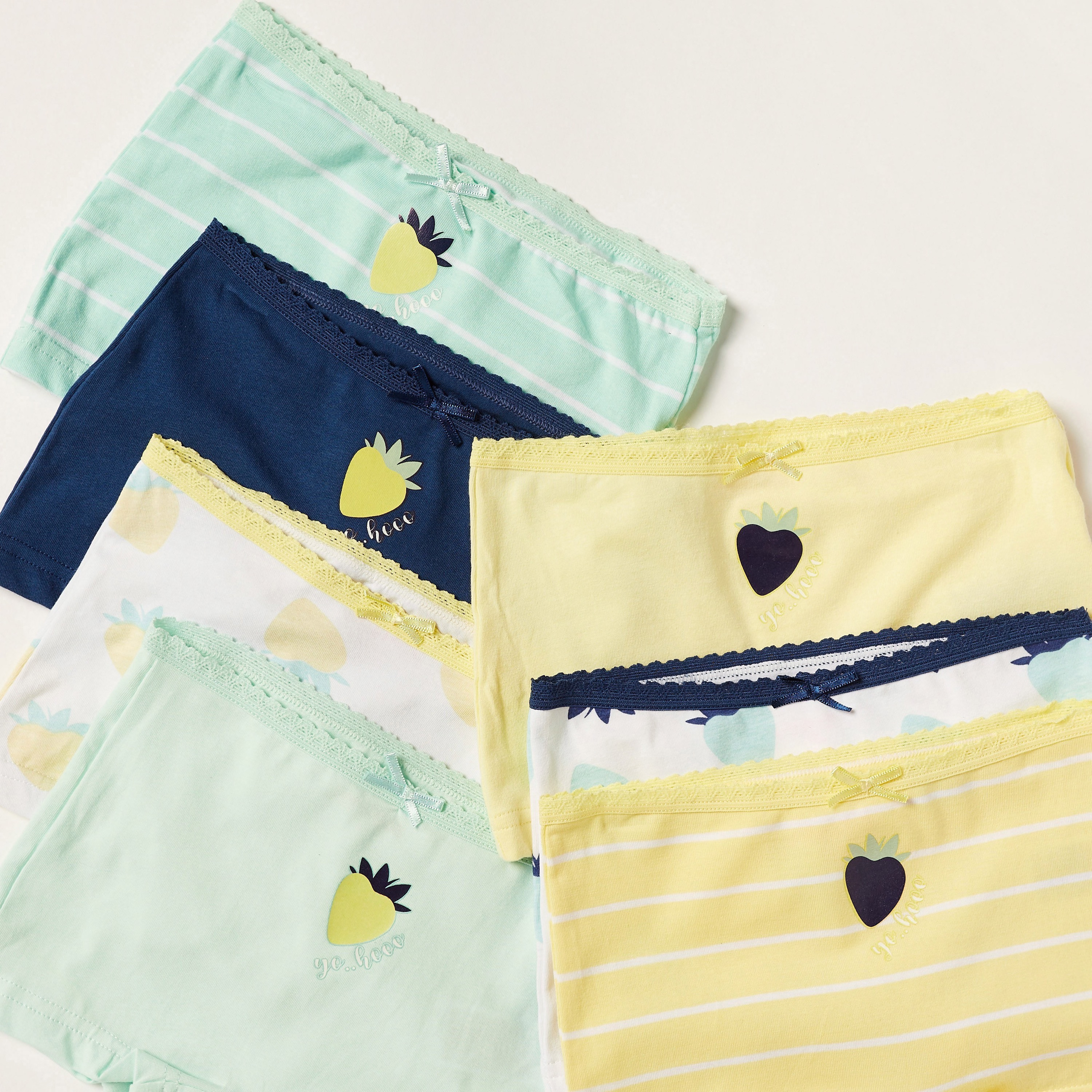 Juniors Printed Boxers - Set of 7-girls-clothing-multipacks-image-3