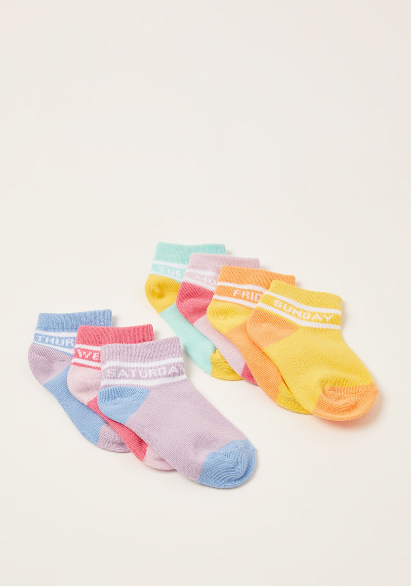 Juniors Printed Socks - Set of 7-Socks-image-1