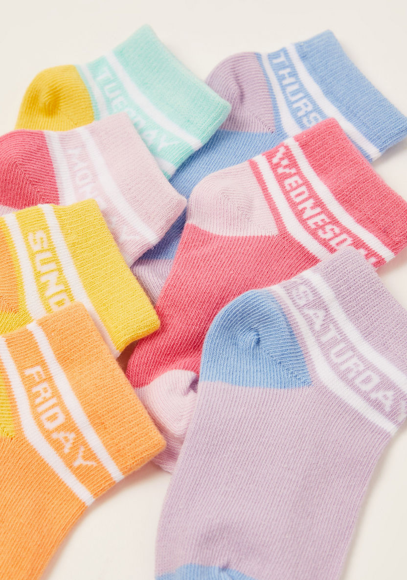 Juniors Printed Socks - Set of 7-Socks-image-2