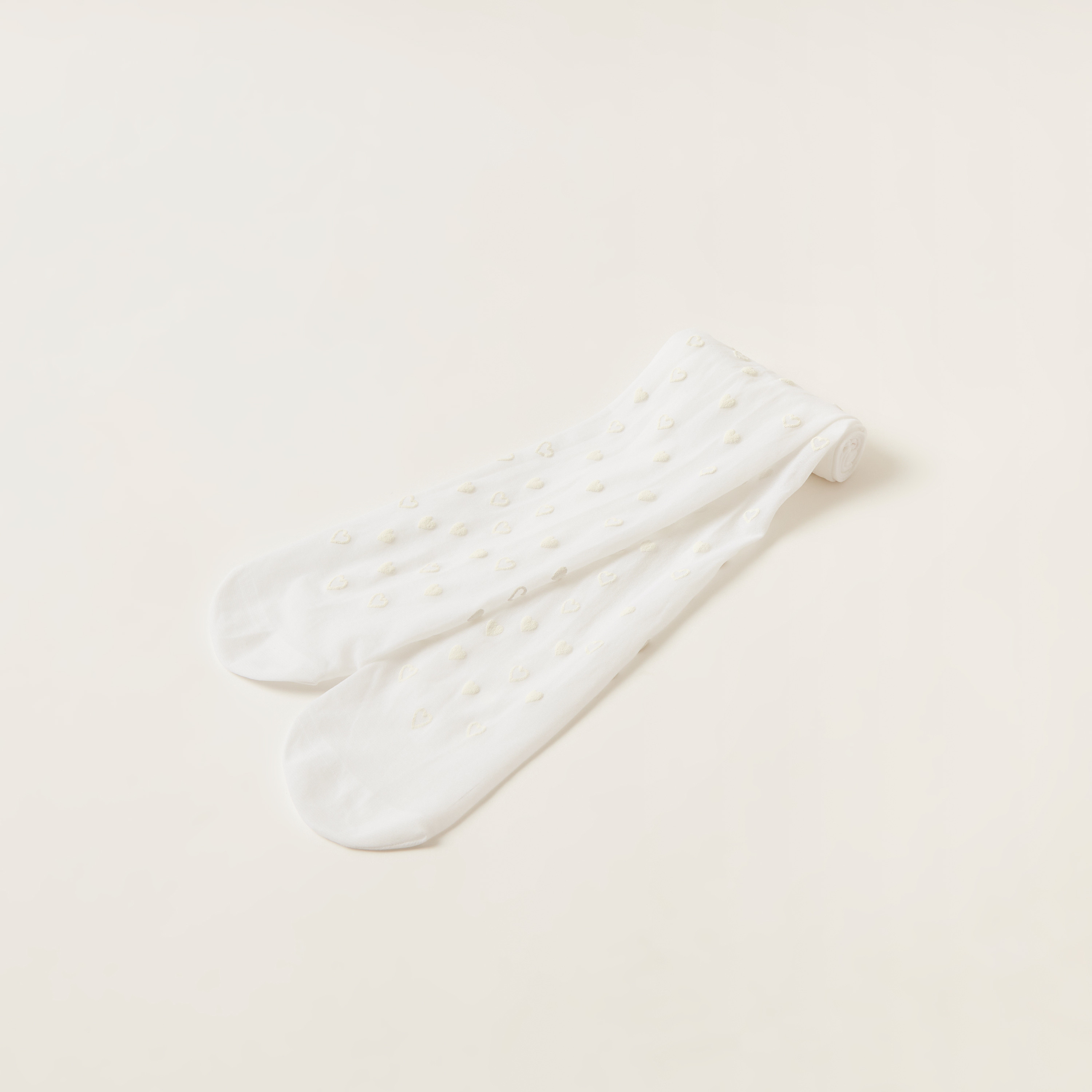 Juniors Heart Textured Tights-girls-accessories-socks-image-1