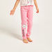 Disney Marie Print Round Neck T-shirt and Pyjama Set-Nightwear-thumbnail-3