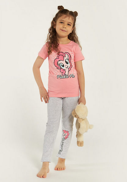 Hasbro Printed Short Sleeves T-shirt and Pyjama Set-Nightwear-image-0