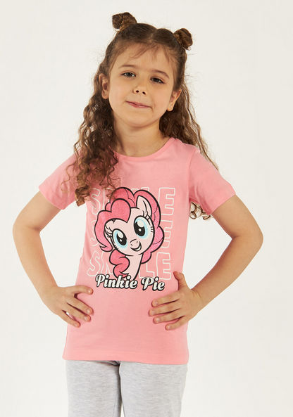 Hasbro Printed Short Sleeves T-shirt and Pyjama Set-Nightwear-image-1