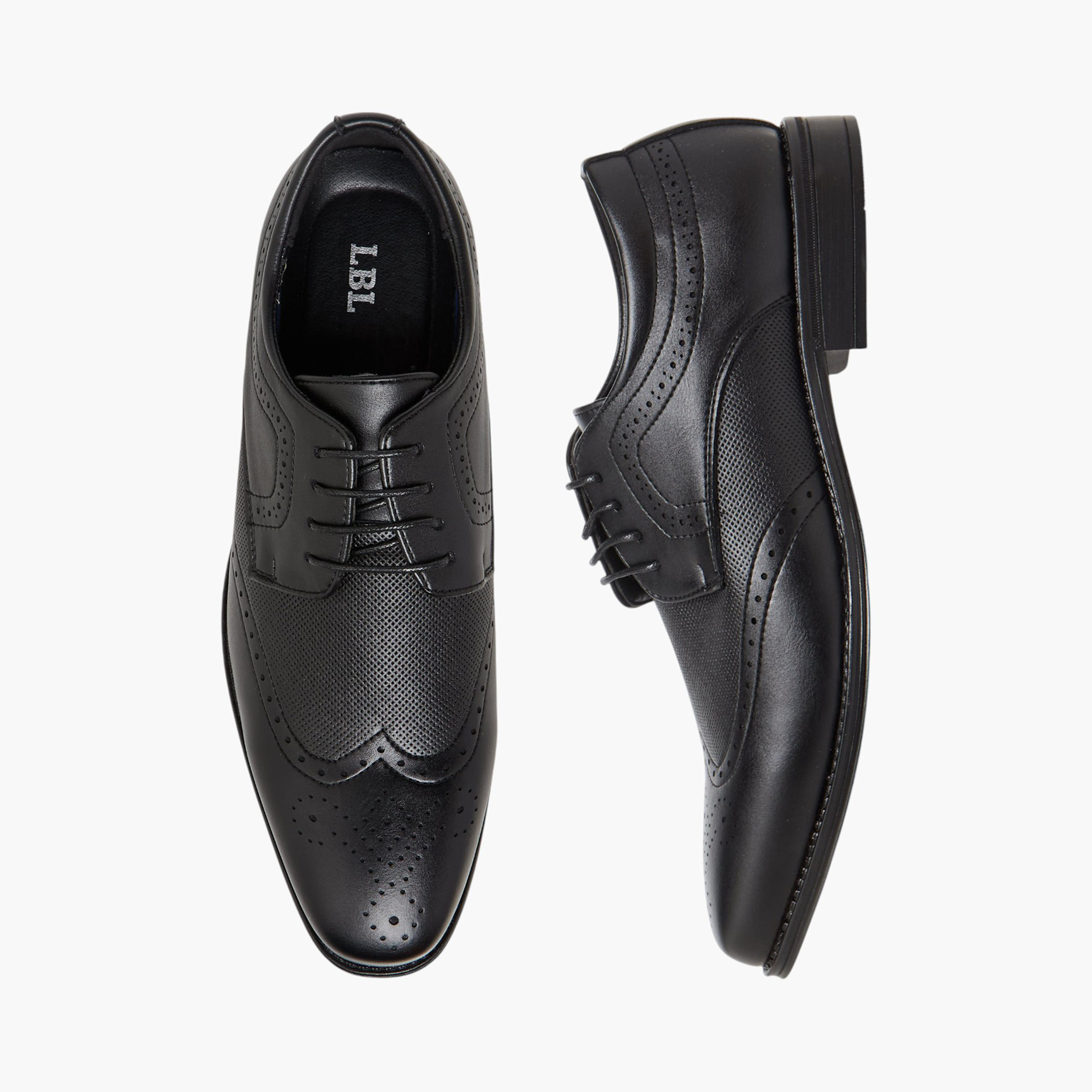 LBL by Shoexpress Men Lace-Up Derby Shoes-men-shoes-formalshoes-image-1