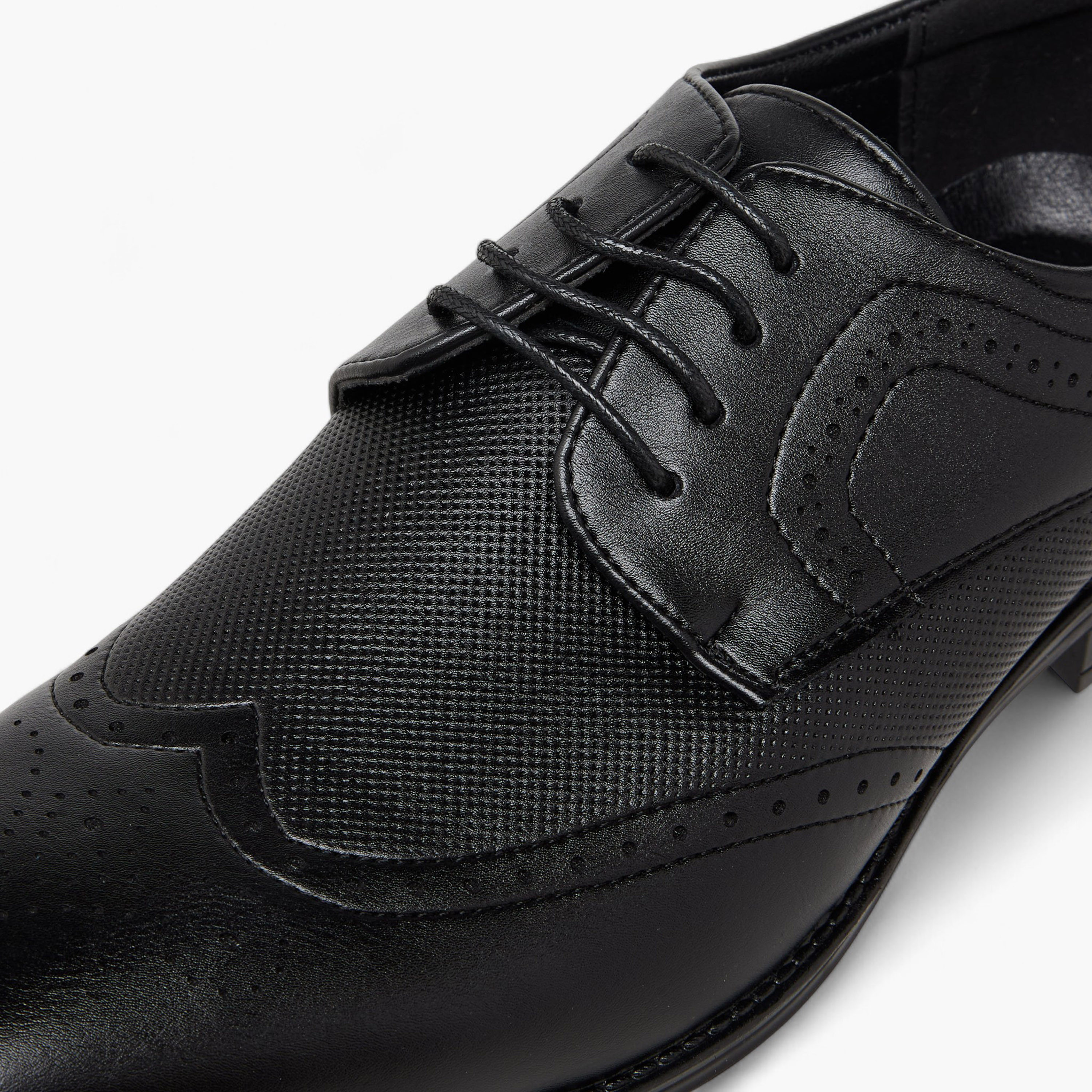 LBL by Shoexpress Men Lace-Up Derby Shoes-men-shoes-formalshoes-image-4