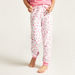 Juniors Unicorn Print Crew Neck T-shirt and Full Length Pyjama Set-Nightwear-thumbnail-3