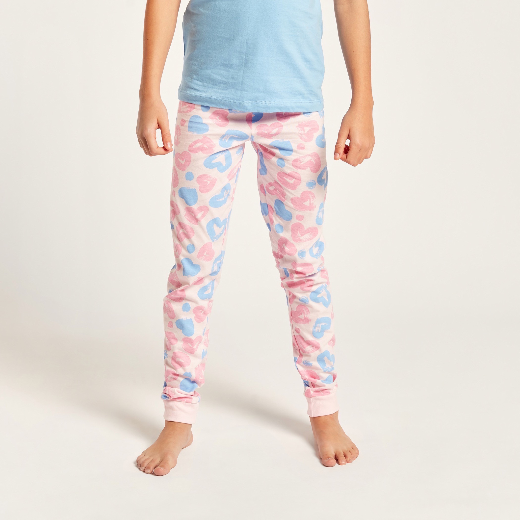 طقم بنطلونات بيجاما وتيشيرتات بطبعات 6 قطع من جونيورز-girls-clothing-multipacks-image-10