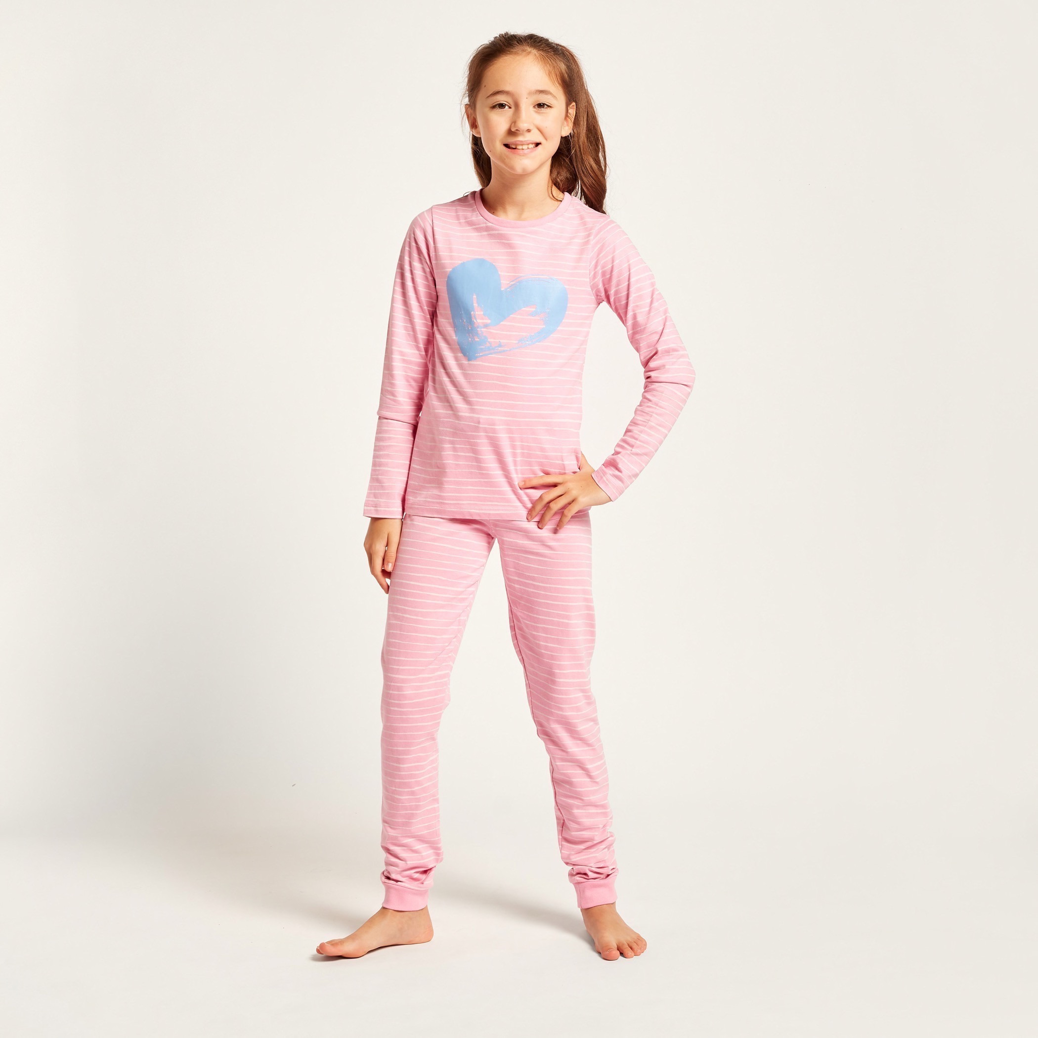 طقم بنطلونات بيجاما وتيشيرتات بطبعات 6 قطع من جونيورز-girls-clothing-multipacks-image-4