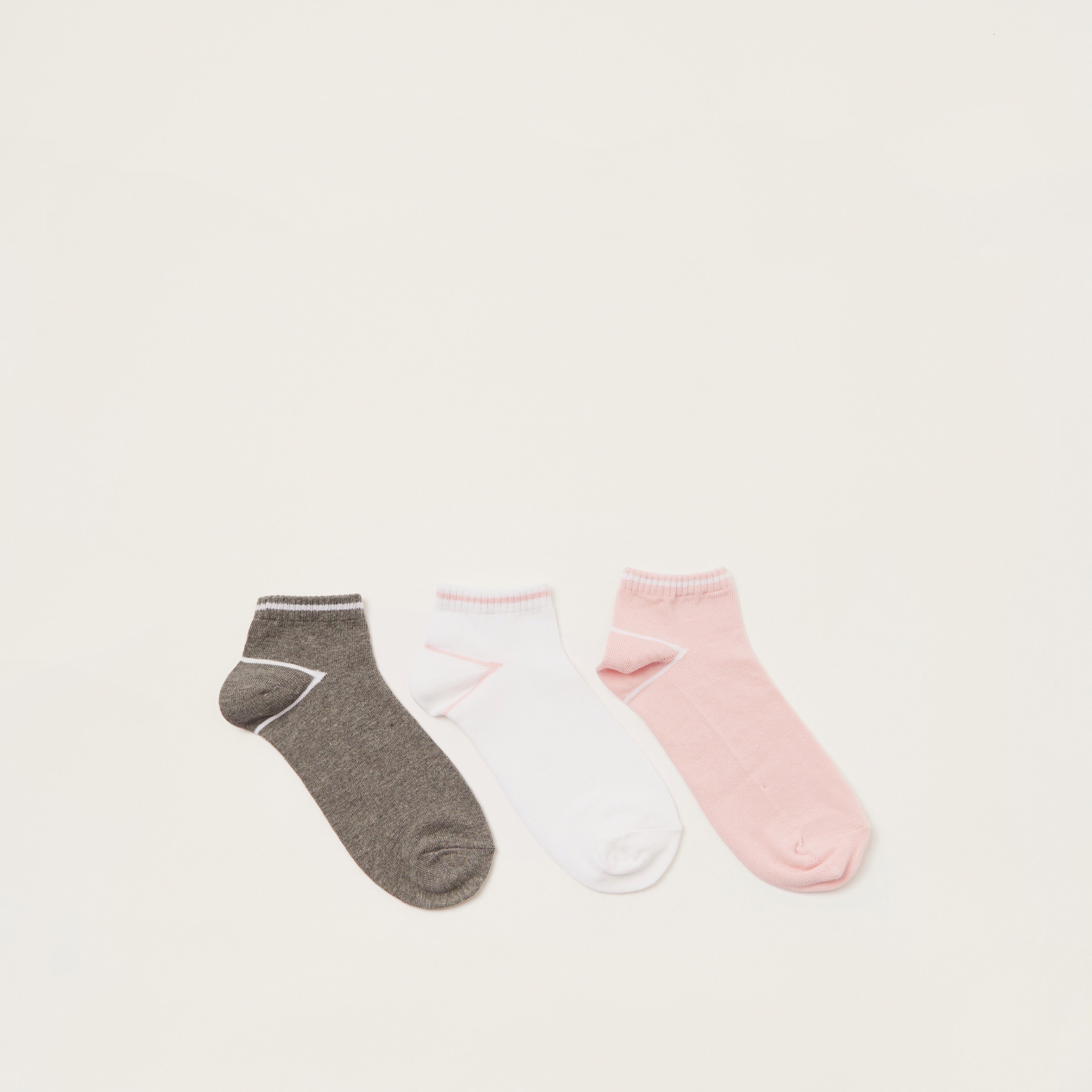 Juniors Solid Socks - Set of 3-girls-accessories-socks-image-1