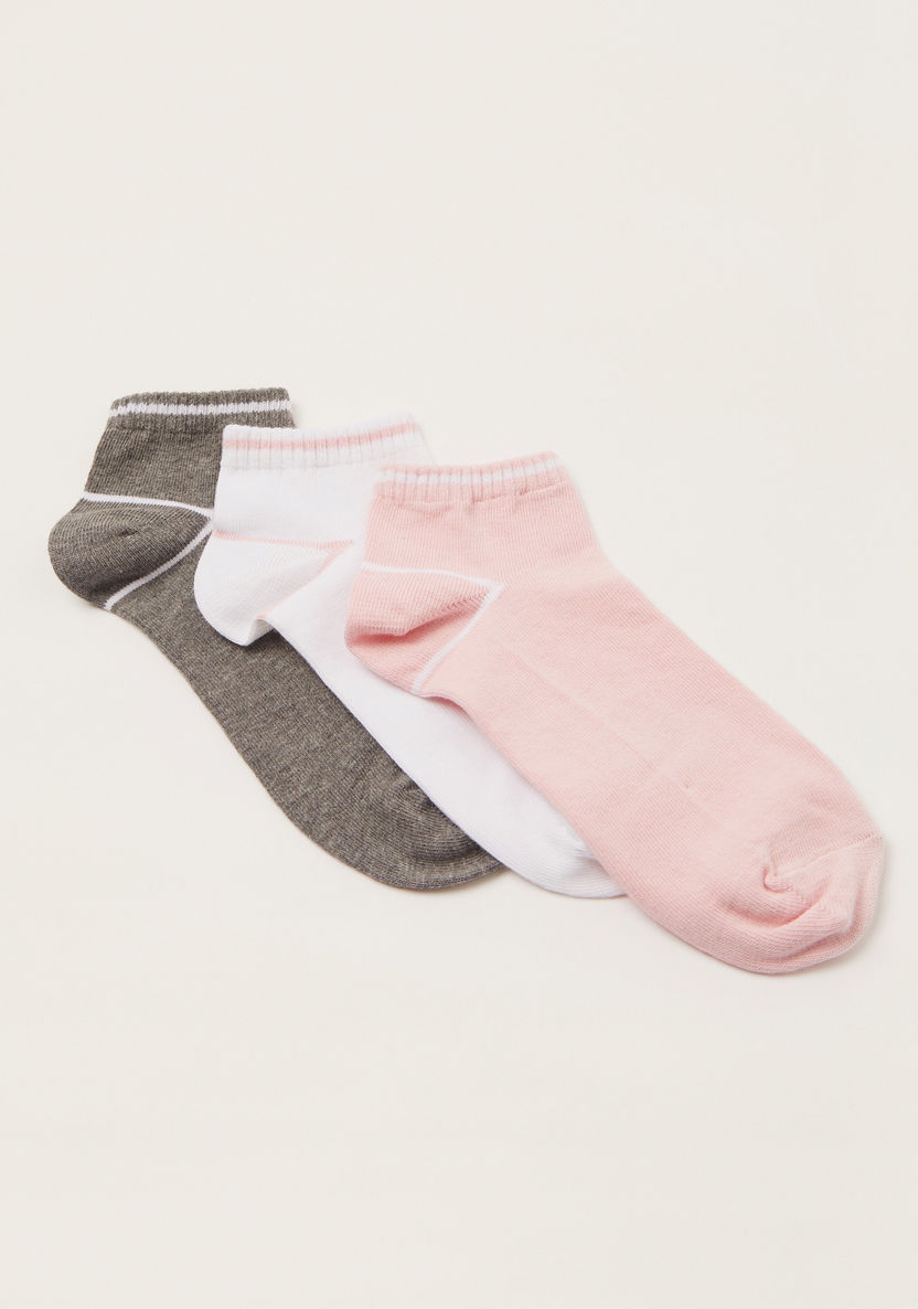 Juniors Solid Socks - Set of 3-Socks-image-1
