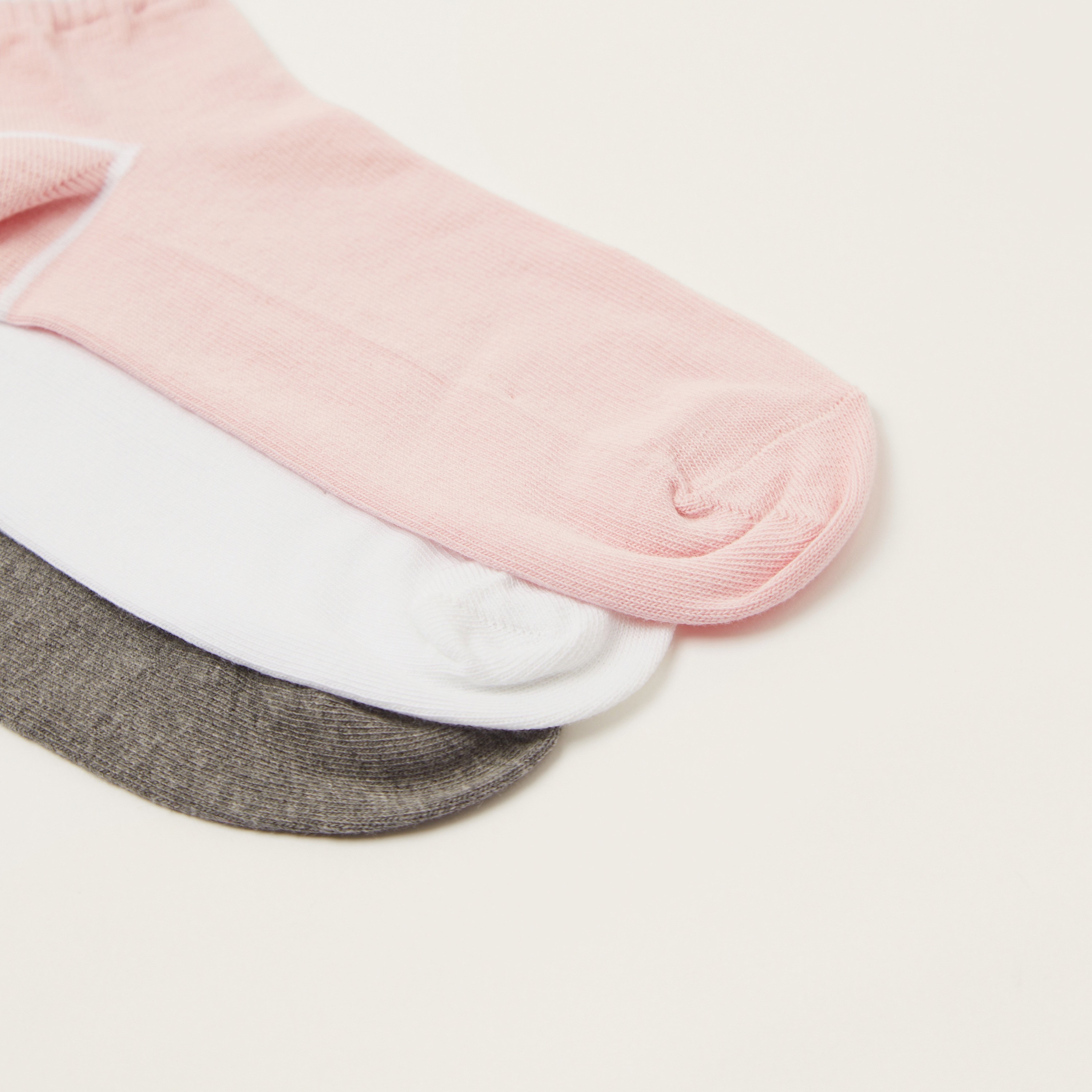 Juniors Solid Socks - Set of 3-girls-accessories-socks-image-4