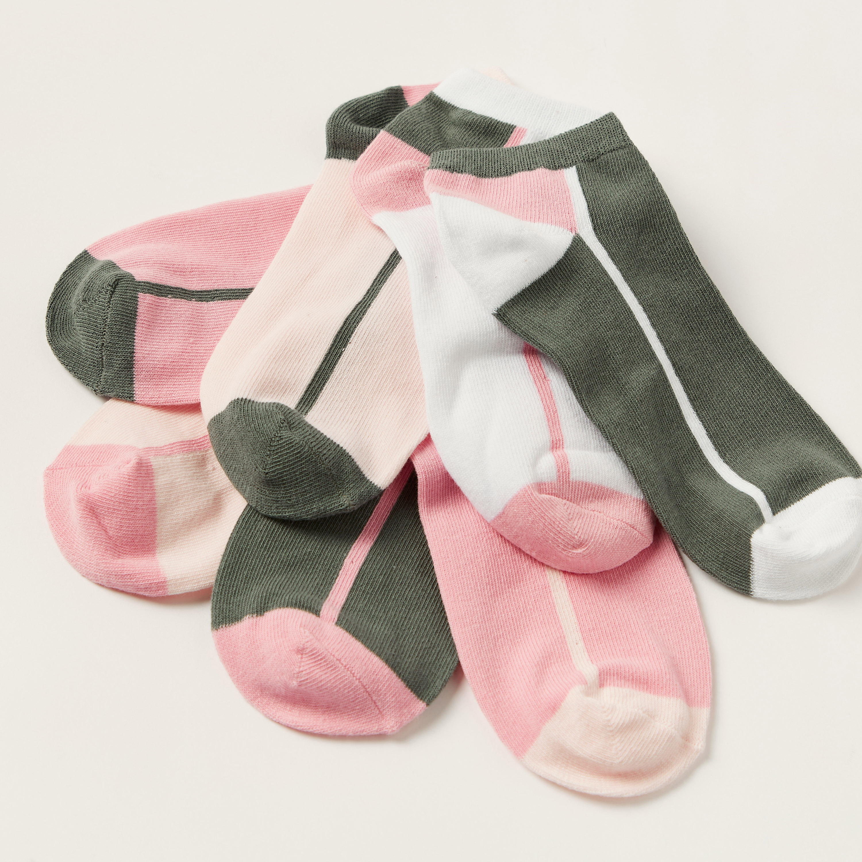 Juniors Colourblock Socks - Set of 7-girls-accessories-socks-image-4
