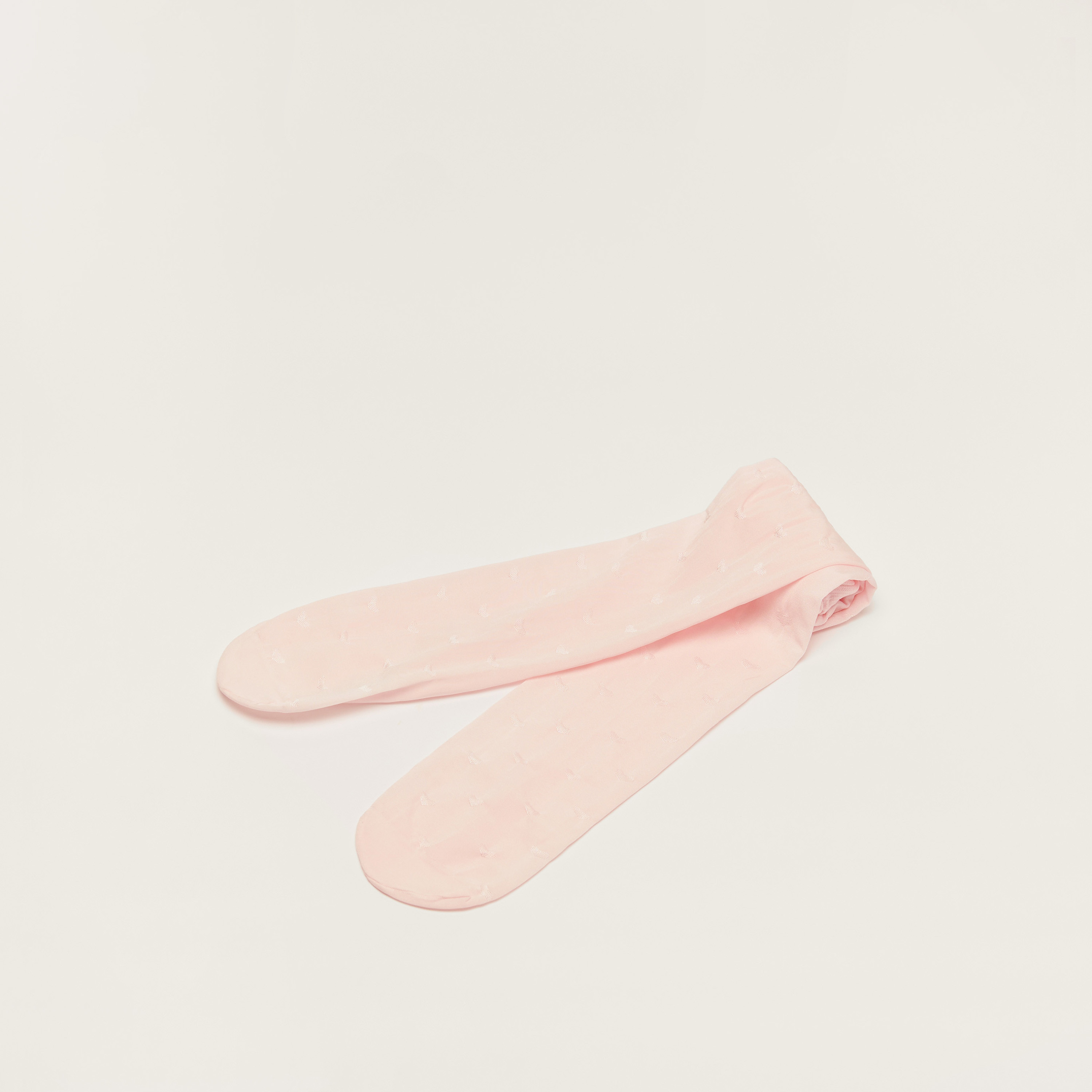 Juniors Textured Tights with Elasticated Waistband-girls-accessories-socks-image-1