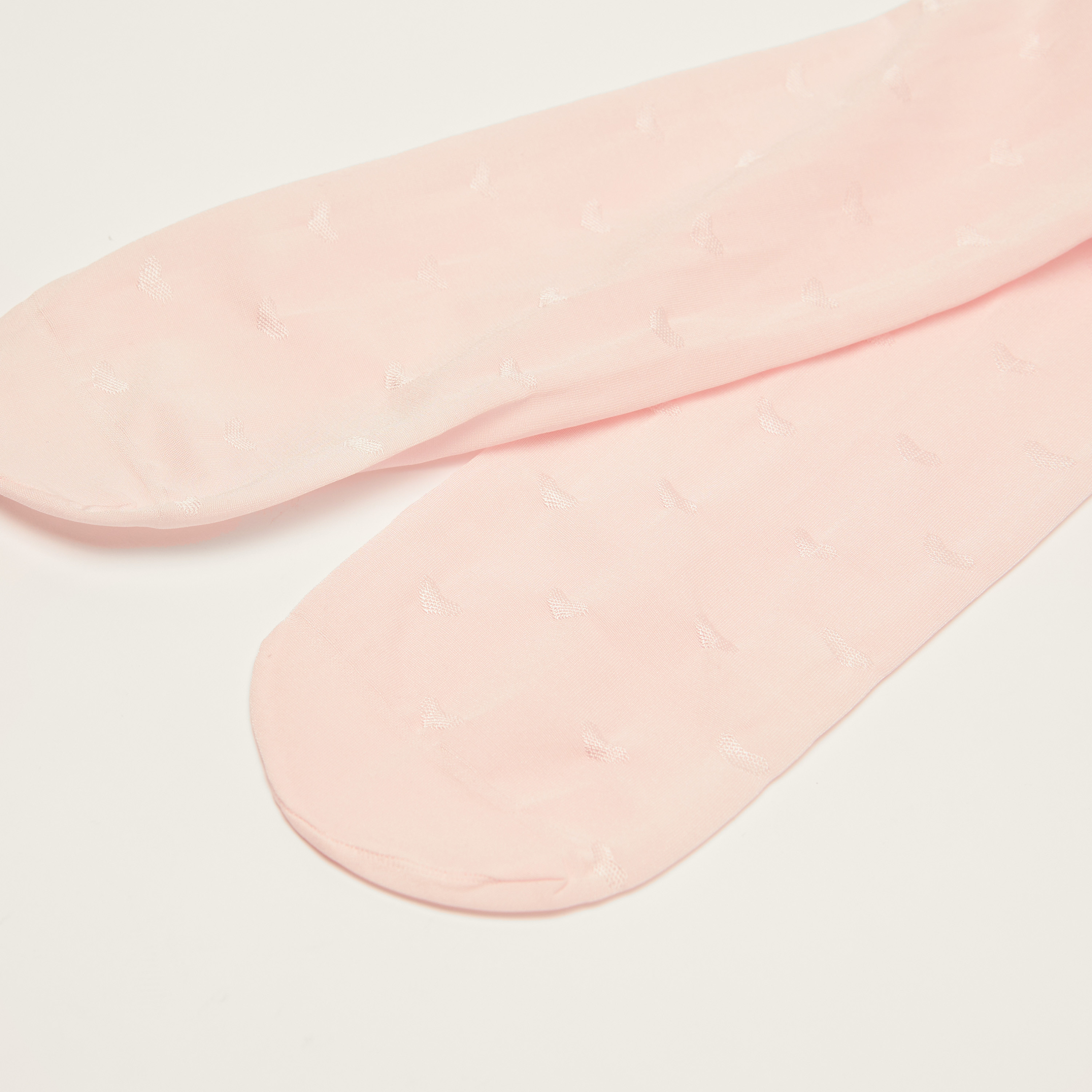 Juniors Textured Tights with Elasticated Waistband-girls-accessories-socks-image-2