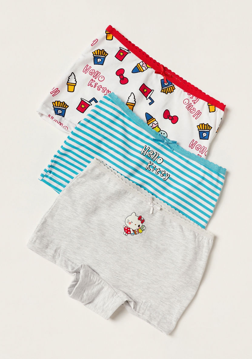Sanrio Hello Kitty Print Boxers - Set of 3-Panties-image-1