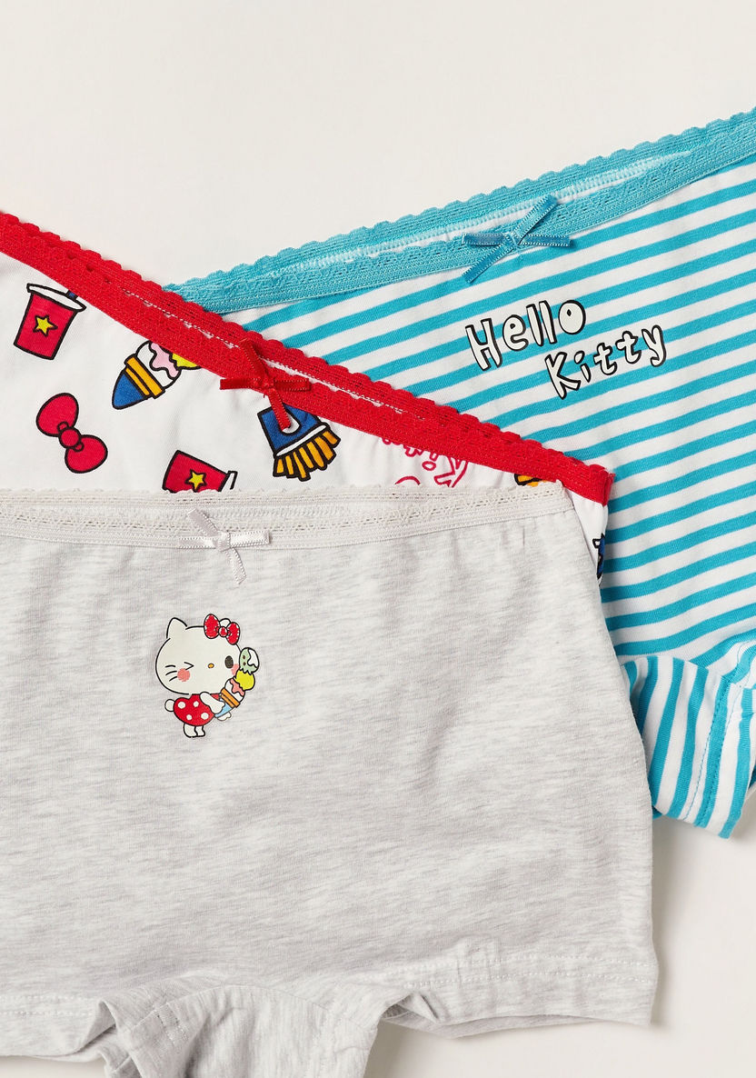 Sanrio Hello Kitty Print Boxers - Set of 3-Panties-image-2